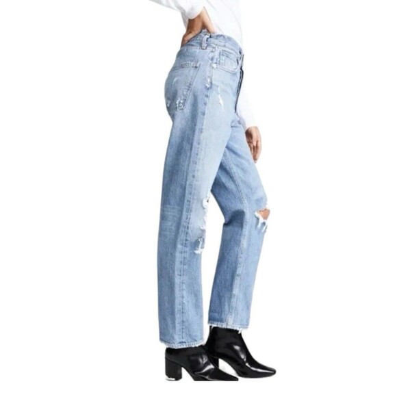 Agolde 90s mid rise loose fit jeans in Fallout wash Size 24 - Picture 2 of 10
